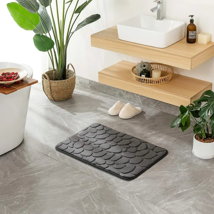 Bath%20Mat%20Non-Slip%20Memory%20Foam%20Bath%20Mat%20Bath%20Mat%20Bathroom%20Shower%20Mat%20Coral%20Fleece%20Softness%20Highly%20Absorbent%20Washable%20Bathroom%20Rug%20Bath%20Mat%20for%20Bathroom%20Kitchen%20Entrance%2040x60%20-%20Image%2010