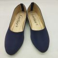 Fashionable And Stylish High Quality Women Flat Court Shoe- Grey and Navy Blue (NEW EDITION) #JJC003. 