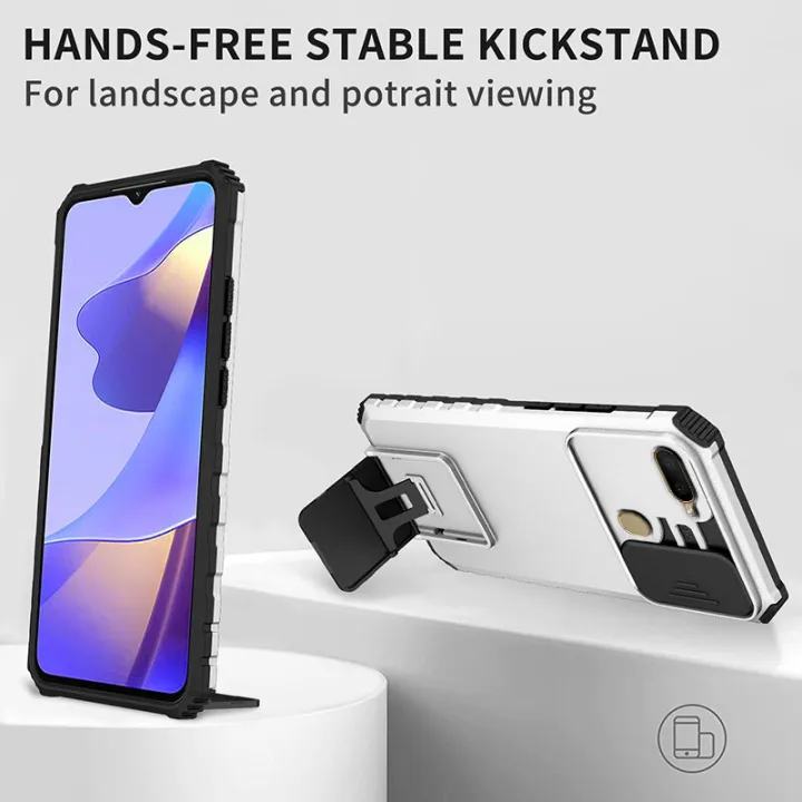 AnDyH%202022%20Upscale%20luxury%20Phone%20Case%20for%20OPPO%20A5S%20A12%20A7%20A11K%20F9%20Pro%20Full%20Camera%20with%20Stereo%20Support%20Sliding%20Window%20Protection%20with%20Anti%20Falling%20-%20Image%208