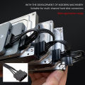 4Pin 1 Male To 3/4/5/6 Female Splitter Adapter SATA Power Hard Disk Extension Hard Drive Cable Cologo. 