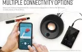 Creative Pebble V3 Minimalistic 2.0 USB-C Desktop Speakers with USB Audio, Clear Dialog Enhancement, Bluetooth 5.0, 8W RMS with 16W Peak Power,  Creative Speaker Creative subwoofer Bluetooth speaker. 