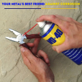 WD40 Spray Multi Use Lubricant Anti Rust Spray with Straw, 330ml With FREE Emery Paper. 