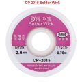 Solder Wick Desoldering Wick CP-2015 2.0mm x 0.75m Solder Wick / Soldering Accessory CP2015 / BGA Reball Copper / Braid Wire. 