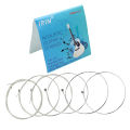 A104 Acoustic Guitar Strings 6Pcs/Set Copper Alloy Silver Plated String Guitar Parts Replacement 0.010-0.047. 