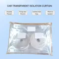 Car Isolation Film Fully Enclosed Transparent Isolation Curtain Protective Film - transparent. 