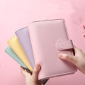 PU Leather A6 Notebook Binder Budget Planner Binder Cover with Pocket Personal Cash Budget Envelopes System 6 Hole Binder Zipper Folder Loose Sheets. 