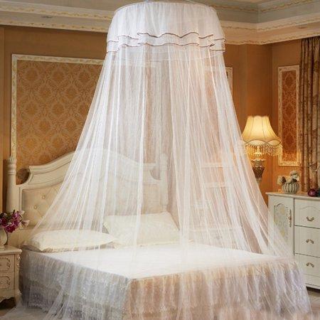 Modern Mosquito Net/ White Net/ Round Mosquito Net For 6*6 Bed