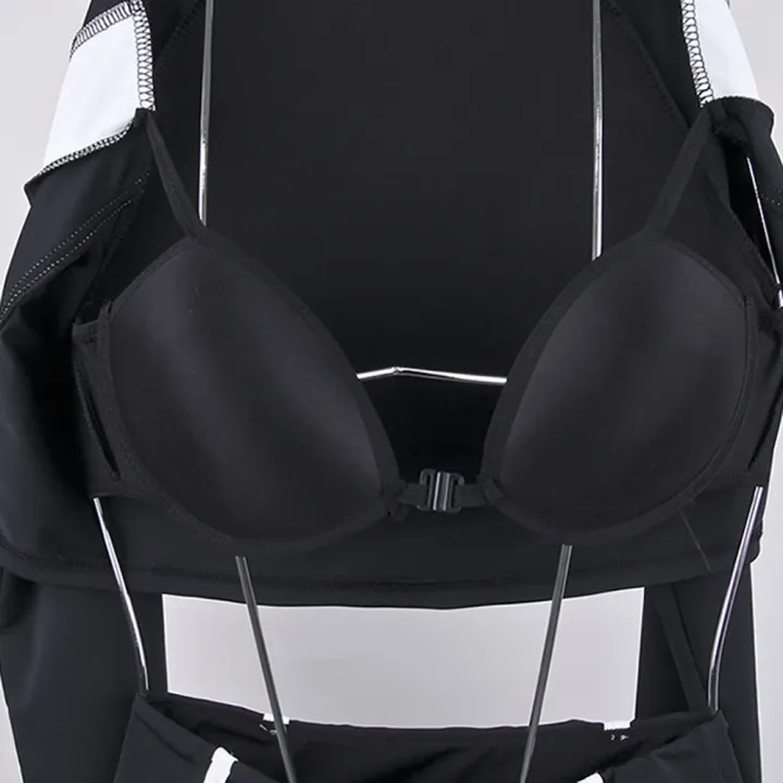 3pcs/set%20Women%20Sports%20Split%20Swimsuit%20Set%20Sunscreen%20Long%20Sleeves%20Swimsuit%20Swim%20Briefs%20Three-piece%20Suit%20-%20Image%202