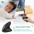 Vertical 2.4GHz Wireless Bluetooth Ergonomic Vertical Mouse Plug and Play USB DPI Switching Silent Holding Mouse. 