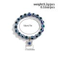 Lucky Eye Fatima Hamsa Hand Bracelet Blue Evil Eye Charms Bracelets Bangles Beads Turkish Pulseras Women Men Jewelry. 