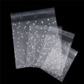 100pcs Plastic Transparent Packing Cellophane Bags Polka Dot Candy Cookie Gift Bag DIY Self Adhesive Pouch Candy Bags for Party. 