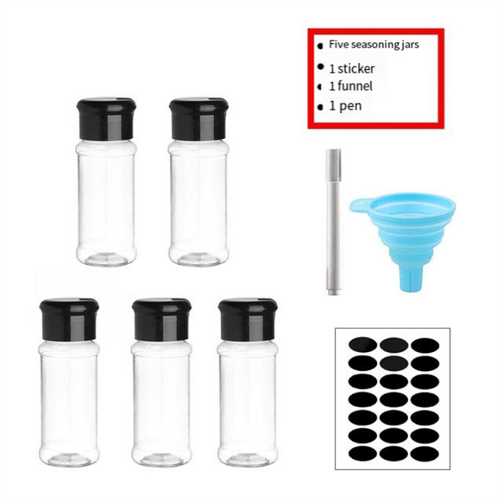 Spice%20Bottle%20Set%20for%20Spices%20Salt%20and%20Pepper%20Seasoning%20Bottle%20Spice%20Organizer%20Condiment%20Storage%20Jar%20Set%205pcs%20-%20Image%207