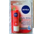 NIVEA Lip Balm fruity shine with strawberry 4.8 g. 