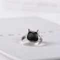 Charm Blue Eyes Cat Rings for Women Girls Cute Animal Trendy Men Jewelry Gifts. 