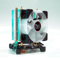 CPU Cooling Fan RBG , 2 Tube PC CPU Cooler 3 Pin Single Fan CPU Cooler Mute CPU Air Cooling Fan For LGA 775, For AM2 AM2+ AM3, For LGA 1155 1156 1366. 