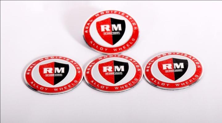 Wheel Racing Badge Sports Wheel Badge 4 Pcs - Multi | Daraz.lk