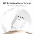 60W 3 Ports USB C Charger Fast Charging Type C Mobile Phone Adapter PD Quick Charge 3.0 For iPhone Xiaomi Samsung Wall Charger. 