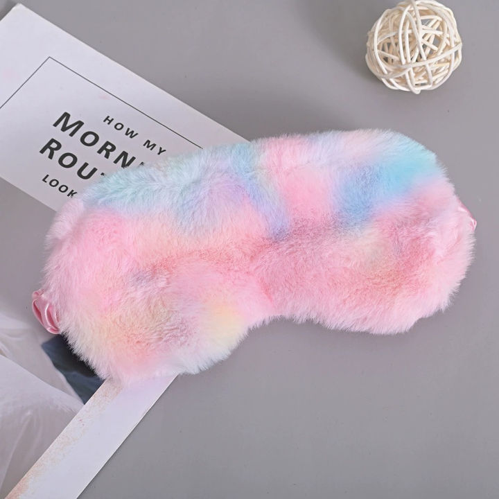 Plush%20Sleeping%20Mask%20Tie%20Dye%20Gradient%20Plush%20Eye%20Patch%20Kids%20Cute%20Cat%20Shading%20Eye%20Mask%20Travel%20Rest%20Sleeping%20Aid%20Eyepatch%20-%20Image%202