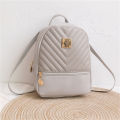 Women Diamond PU Leather Mini Backpack Fashion Girls Multi-Function Backpack. 