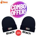 Winter Hat | Beanie Hats Men Women Fleece Knitted Hat Winter Warm Ice Cap Beanie Hat Plain Black Cap | Hats & Caps. 