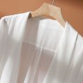 【Hot ticket】 Women Blazers New Summer chiffon cardigan short shawl thin shirt sun protection solid color suit coat. 