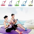 Sit-up Resistance Bands Pull Tension Rope with Pedal Home Lazy Fitness Gym Workout Abdominal Muscle Training Bandage. 