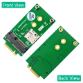 M.2 Key B to Mini PCI-E Adapter for 5G 4G 3G LTE GSM Module with NANO SIM Card Slot. 