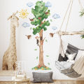 【Exclusive Offer】Big Tree Height Measurement Wall Stickers For Kids Room Boys Girls Height Ruller Grow Up Chart Wall Decals For Baby Nursery Room. 