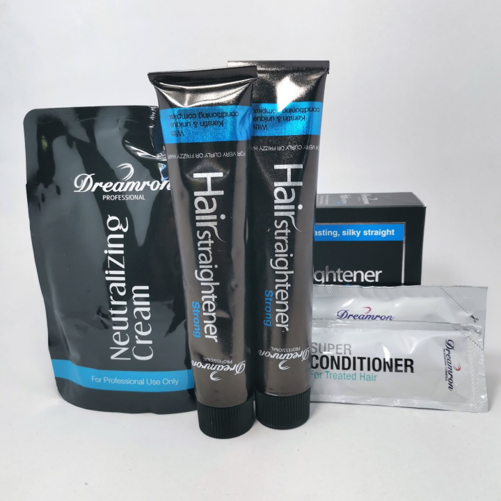 Dreamron Hair Straightening Salon Pack with neutralizer cream