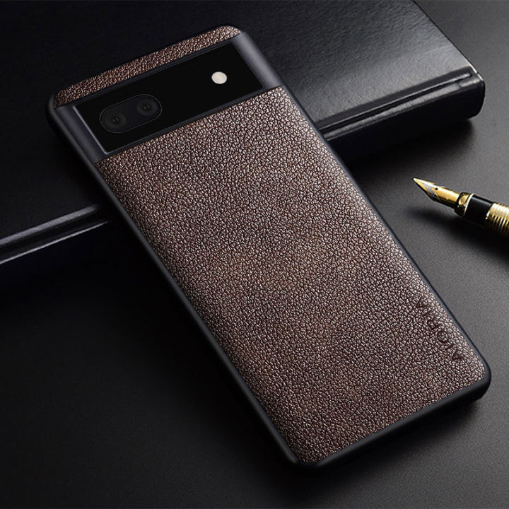 Funda Retro Con Patrón De Madera De Bambú Para Google Pixel 7a 7 Pro - Foto 2