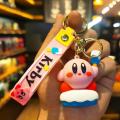 New Cartoon Waddle Dee Doo Game Sweet Pink Kirby Anime Pendant Kabi Keychain Children Birthday Gifts Women Car Bag Key Chain Girls. 