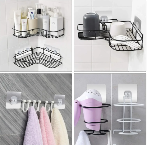 1/5/10/20pcs%20Transparent%20Self%20Adhesive%20Hooks%20Hanging%20Holder%20Shelf%20Hook%20for%20Kitchen%20Bathroom%20Wall%20Storage%20Rack%20Fixing%20Stickers%20Gadgets%20-%20Image%203