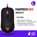 Fantech G13 RHASTA II Black Budget Gaming RGB Mouse. 