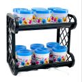 Premium Quality Plastic Kitchen Spice Rack Set. 