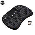 Backlit English Russian Arabic Spain Hebrew 2.4G Air Mouse Android TV Box PC i8 Mini Wireless Keyboard Remote Touchpad. 