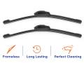 TOYOTA AQUA WIPER BLADES, METO, FRAMELESS FRONT PAIR. 