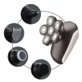 Weja [LCD Display 6D Rotary Floating Head] Electric Razor for Men Wet and Dry Bald Head Shaver 5 in 1 Hair Trimmer Hair Cutter Cordless Groomer. 