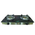 LMG Glass Top Double Burner Gas Cooker. 