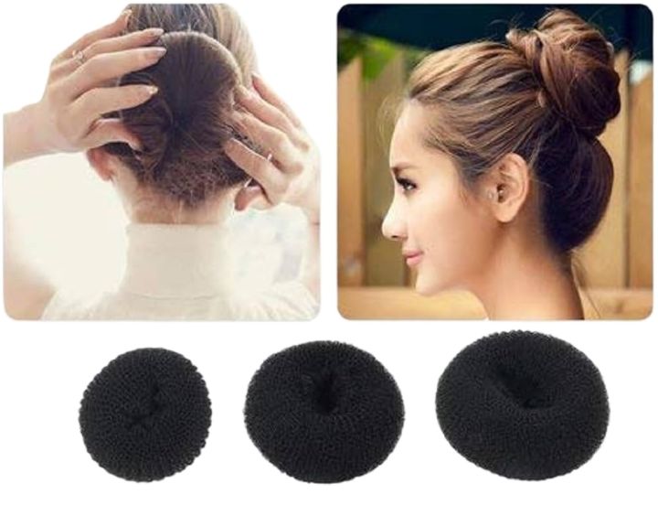 Hair Donut Bun Maker Ring Style -3pcs