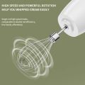 New Electric Hand Mixer, Wireless Whisk 5-Speed Portable Kitchen Blender Egg Whisk, with 2 Beaters for Cake, Baking & Cooking. 