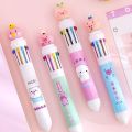 【HOT】 10 Colors Ballpoint Pen Kawaii Stationery Cute Pens Novelty Cute Kawaii Pen Student Writing Gel Pens Learning Office Supplies. 