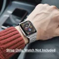 Smart watch  Stainless Steel Wrist Band Straps Belt support all 42mm 43mm 44mm 45mm 49mm Smartwatch. 