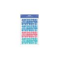Kawaii Ribbon Sticker Alphabet Decoration Stickers Color Scrapbooking Planner Photo Album Cute Letter Stationery Korean 2Sheets(1). 