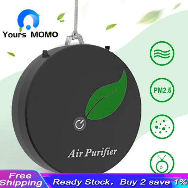 【BestGO】Wearable Air Purifier Necklace Ionizer Negative Ion For Adults Kids