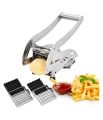 Stainless Steel Home French Fries Potato Chips Strip Slicer Cutter Chopper Chips Machine Making Tool Potato Cut Fries. 
