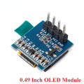 0.49 Inch OLED Display LCD Module White 0.49"; Screen 64x32 I2C IIC Interface SSD1306 Driver for Arduino A. VR STM32. 