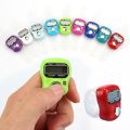 Digital Finger Counter Mini LCD Portable Electronic Hand Held Finger Ring Tally Counter Stitch Marker Cycling Counter 1pcs. 