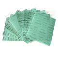 Korean Sun 230*280mm Waterproof Sandpaper Green Polyester Film Polishing Square Sandpaper Wet and Dry Dual-Use. 