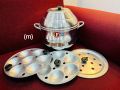 Quality Aluminium Idli Maker - 2 Plate Idly Steamer Cooker (14 Cavities) - Idly Panai. 
