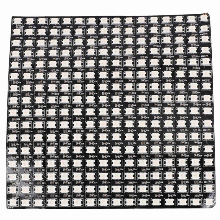 WS2812 RGB LED Matrix Panel WS2812 Led Programmable Light Individually Addressable Flexible for Video Display, DC5V (16x16)